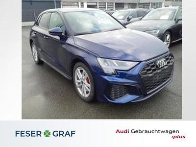 Navarrablau metallic Gebraucht 2022 Audi A3 Sportback e-tron S-Line Kleinwagen | 24.480 € (Guter Preis)