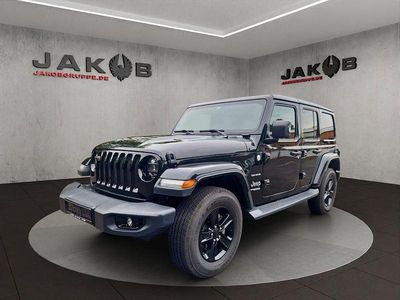 Gebraucht Jeep Wrangler Unlimited Sahara 200 PS (147 kW) 2019 Schwarz SUV