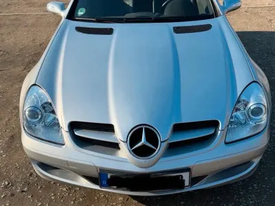 Usata Mercedes SLK200 163 CV (119 kW) 2005 Argento Cabrio