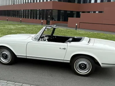 Używany Mercedes W113 150 KM (110 kW) 1964 Biały Kabriolet