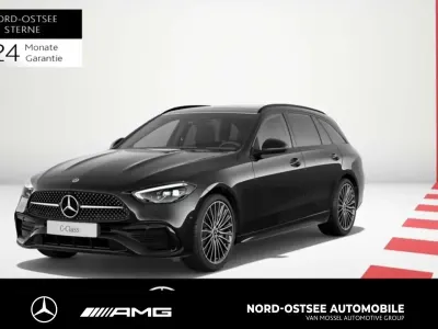 Gebraucht Mercedes C220 AMG 197 PS (144 kW) 2025 Metalliclack obsidianschwarz Kombi