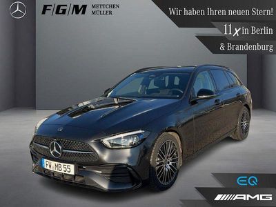 Grau Gebraucht 2024 Mercedes C200 AMG line Limousine | 44.970 €