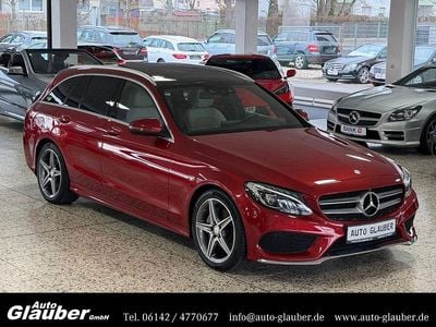Rot Gebraucht 2016 Mercedes C220 AMG Limousine | 22.950 € (Teuer)