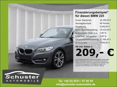 Używany BMW 225 Sport Line 224 KM (164 kW) 2016 Szary Coupe