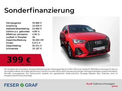 Gebraucht Audi Q3 Sportback Ambiente 190 PS (139 kW) 2022 Tangorot metallic SUV