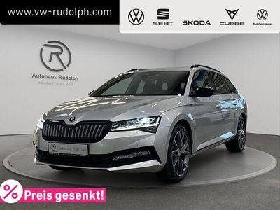 Gebraucht Skoda Superb SportLine 218 PS (160 kW) 2023 Brilliantsilber metallic (metallic) Kombi