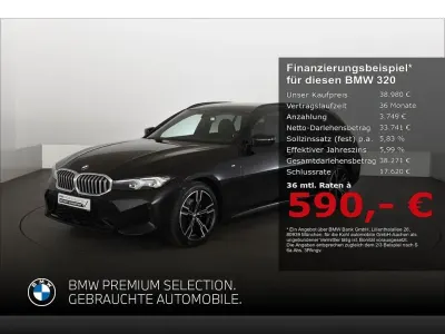 Gebraucht BMW 320 M Sport 190 PS (139 kW) 2024 Schwarz Kombi
