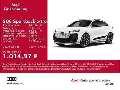 Neu Audi SQ6 Sportback e-tron Sport 359 kW (489 PS) 2026 Weiß SUV
