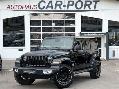 Gebraucht Jeep Wrangler Unlimited Sahara 272 PS (200 kW) 2021 Schwarz SUV