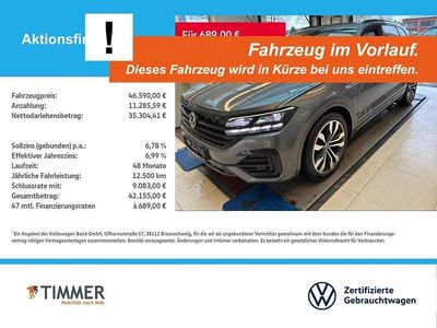 Gebraucht VW Touareg R-line 231 PS (169 kW) 2020 Grau SUV