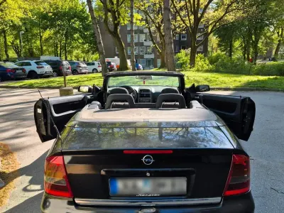 Brugt Opel Astra Cabriolet 105 HK (77 kW) 2002 Sort Cabriolet