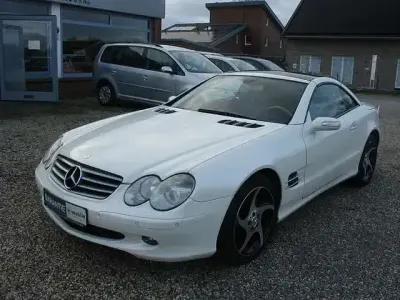Gebraucht Mercedes SL500 306 PS (225 kW) 2005 Designo mysticweiss Cabrio