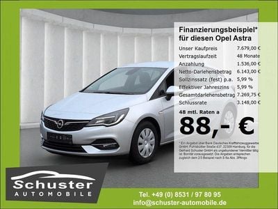 Gebraucht Opel Astra Business Edition 110 PS (80 kW) 2020 Silber metallic[silber] Limousine