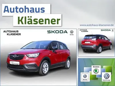 Gebraucht Opel Crossland X Edition 83 PS (61 kW) 2021 Chili rot / kardio rot SUV