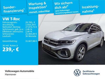 Gebraucht VW T-Roc R-line 150 PS (110 kW) 2025 Silber SUV
