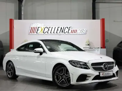 Gebraucht Mercedes C180 AMG line 156 PS (114 kW) 2021 Weiß Coupé
