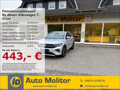 Gebraucht VW T-Cross R-line 150 PS (110 kW) 2025 Silber SUV