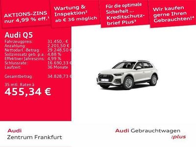 Gebraucht Audi Q5 Ambiente 204 PS (150 kW) 2022 Ibisweiß SUV