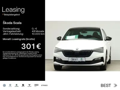 Gebraucht Skoda Scala Monte Carlo 150 PS (110 kW) 2022 9p candyweiss Kleinwagen