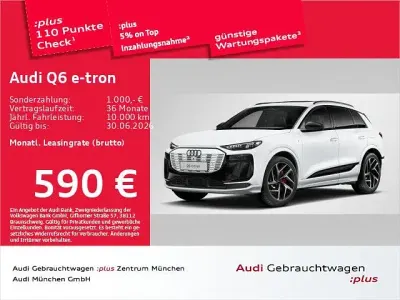 Używany Audi Q6 e-tron S-Line 284 kW (387 KM) 2025 Biały SUV