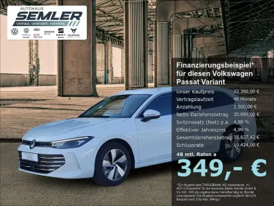 Gebraucht VW Passat Business 150 PS (110 kW) 2024 Weiss Kombi