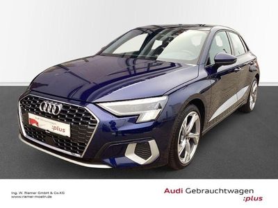 Navarrablau metallic Gebraucht 2024 Audi A3 Advanced Plus Limousine | 39.989 € (Guter Preis)