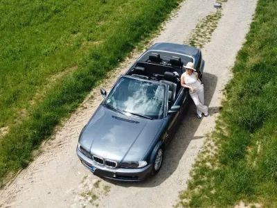 Gebraucht BMW 320 Cabriolet 170 PS (125 kW) 2001 Grau Cabrio