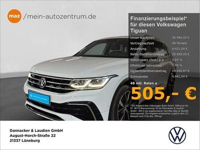 Usata VW Tiguan R-line 200 CV (147 kW) 2020 Bianco SUV