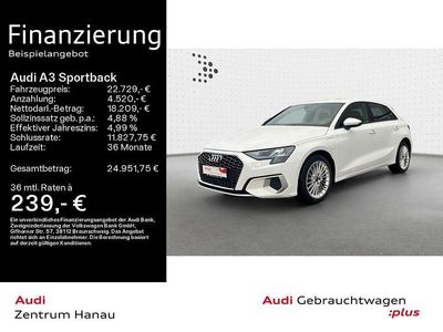 Ibisweiß Gebraucht 2022 Audi A3 Advanced Plus Limousine | 22.729 € (Guter Preis)