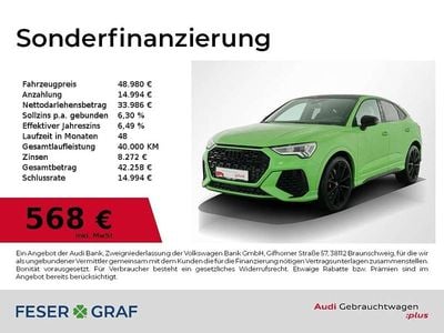 Gebraucht Audi RS Q3 Sportback Ambiente 400 PS (294 kW) 2022 Kyalamigrün SUV