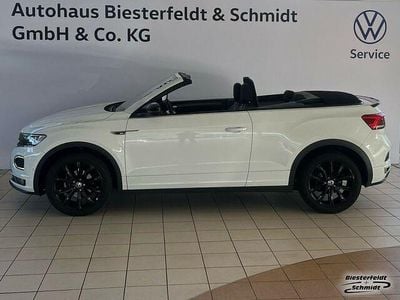 Gebraucht VW T-Roc Cabriolet R-line 150 PS (110 kW) 2022 Weiß Cabrio