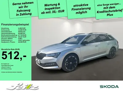 Gebraucht Skoda Superb SportLine 190 PS (139 kW) 2024 Silber Kombi