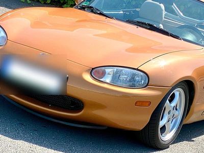 Gebraucht Mazda MX5 110 PS (80 kW) 1999 Orange Cabrio