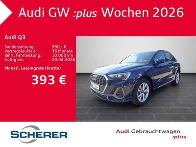 Gebraucht Audi Q3 Ambiente 150 PS (110 kW) 2025 Navarrablau metallic (metallic) SUV