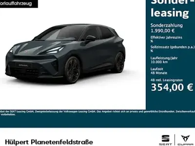 Neu Cupra Raval Endurance 155 kW (211 PS) 2026 Fiord blue Limousine