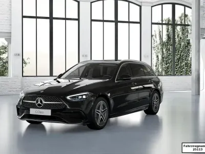 Używany Mercedes C300e AMG line 204 KM (150 kW) 2023 Czarny Sedan/Limuzyna