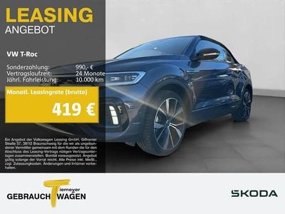 Gebraucht VW T-Roc Cabriolet R-line 150 PS (110 kW) 2025 Grau Cabrio