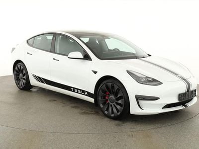 Gebraucht Tesla Model 3 Performance 377 kW (513 PS) 2021 Pearl white multicoat Limousine
