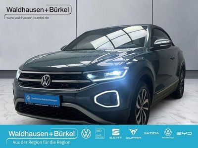 Gebraucht VW T-Roc Cabriolet Style 110 PS (80 kW) 2022 Petroleum blue (metallic) Cabrio