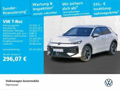 Gebraucht VW T-Roc Cabriolet R-line 150 PS (110 kW) 2026 Weiß SUV