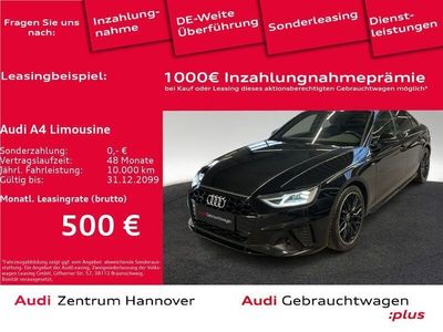 0e mythosschwarz metallic Gebraucht 2021 Audi A4 S-Line Limousine | 31.450 € (Etwas zu teuer)