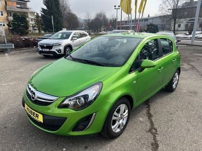 Gebraucht Opel Corsa Innovation 101 PS (74 kW) 2013 Apfelgruen p2 Kleinwagen