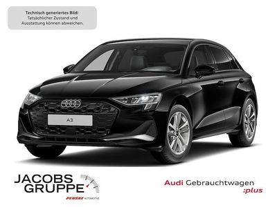 Mythosschwarz metallic Gebraucht 2025 Audi A3 Advanced Plus | 32.099 € (Fairer Preis)