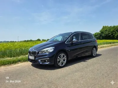 Gebraucht BMW 220 Gran Tourer Luxury Line 192 PS (141 kW) 2015 Blau Van / Kleinbus