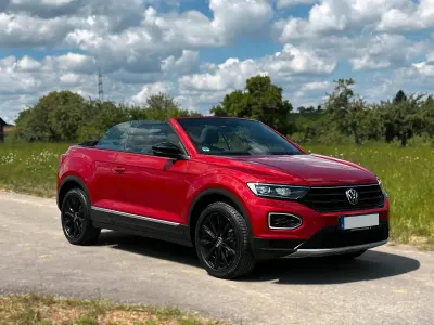 Gebraucht VW T-Roc Cabriolet Style 110 PS (80 kW) 2021 Rot Cabrio