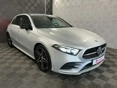 Brugt Mercedes A200 AMG line 163 HK (119 kW) 2019 Sølv Sedan