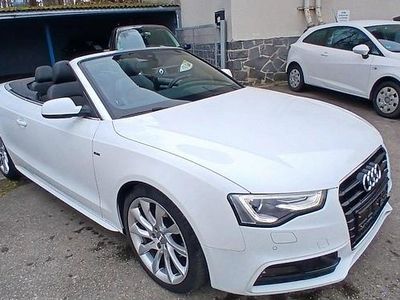 Gebraucht Audi A5 Cabriolet S-Line 170 PS (125 kW) 2014 Weiß Cabrio