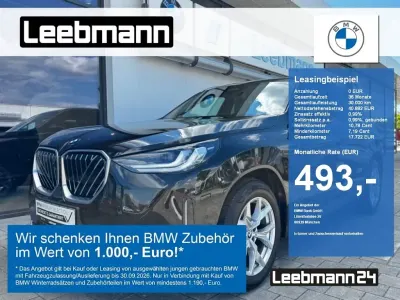 Gebraucht BMW X3 Sport Line 197 PS (144 kW) 2024 Saphirschwarz (metallic) SUV