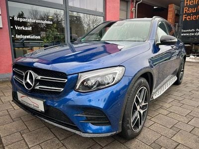 Blau Gebraucht 2017 Mercedes GLC350 AMG line Limousine | 31.890 € (Guter Preis)