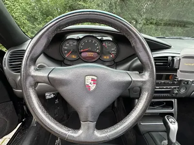 Gebraucht Porsche Boxster 228 PS (167 kW) 2002 Schwarz Cabrio